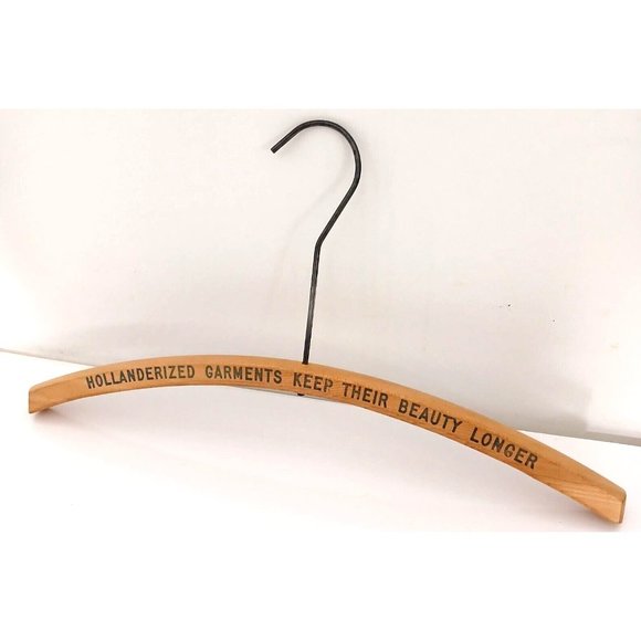 Vintage Wooden Clothes Hangers Lot of 2 Ottawa - Toronto Fur/Clothes Storage Ad - Picture 6 of 11